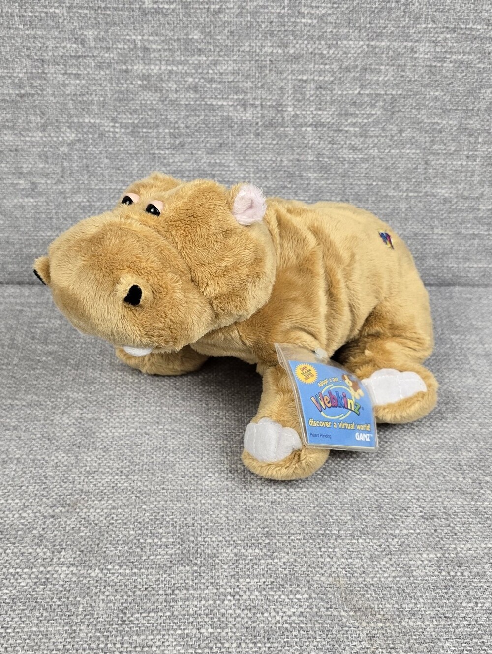 Webkinz Mud Hippo HM384 2009 Tan NWT